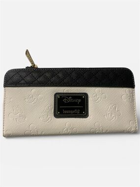 Loungefly x Disney Minnie and Mickey Mouse Debossed Wallet